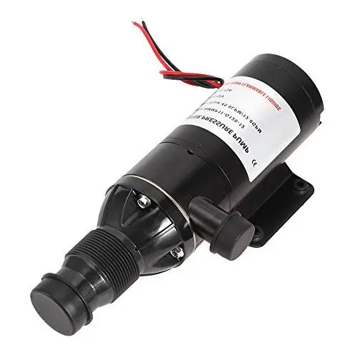 Produktbild: Abwasserpumpe für Boot, Fydun 12V 45 LPM Zerkleinerungspumpe 12GPM Selbstansaugende Fäkalienpumpe Wenig Lärm für Marineboot RV Toilette Landwirtschaft
