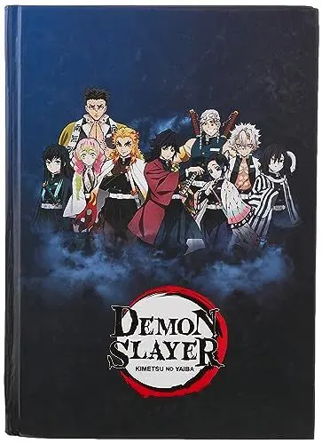 Produktbild: ABYSTYLE Demon Slayer Pillars Notizbuch, A5