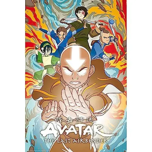 Produktbild: ABYstyle - AVATAR Poster Elementsmeister, gerollt (91,5 x 61)