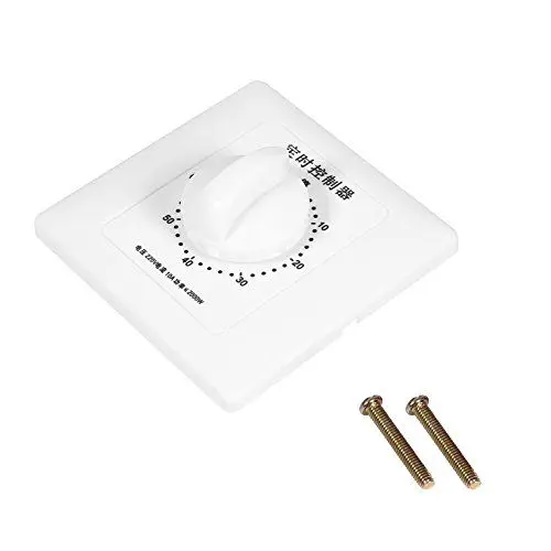 Produktbild: AC 220V 30/60/120 Min Hochleistungspumpe Timer Mechanische Zeitschaltuhr Countdown-Steuerung 86 Panel (60min)