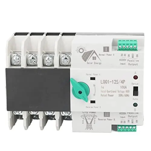 Produktbild: AC 400V 100A 4P Dual Power Transfer Switch PV Typ Automatischer Transferschalter Elektrischer Umschalter für Home Factory