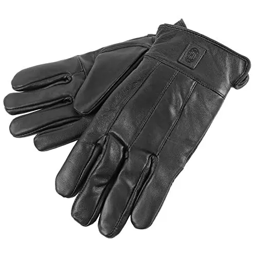 Produktbild: AC Milan 143057 Lederhandschuhe, Schwarz, L für Herren
