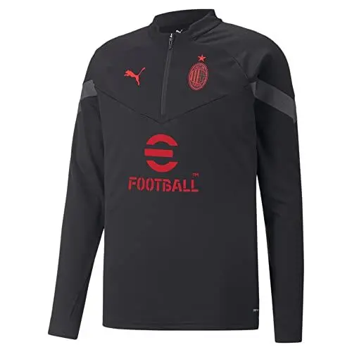 Produktbild: AC Milan 767568 Training 1/4 Zip Top Jacket Men's Black-Asphalt XL