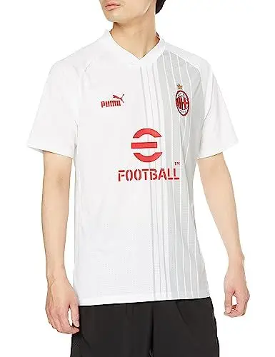 Produktbild: AC Milan 769274 Prematch Jersey T-Shirt Men's White-Tango Red L