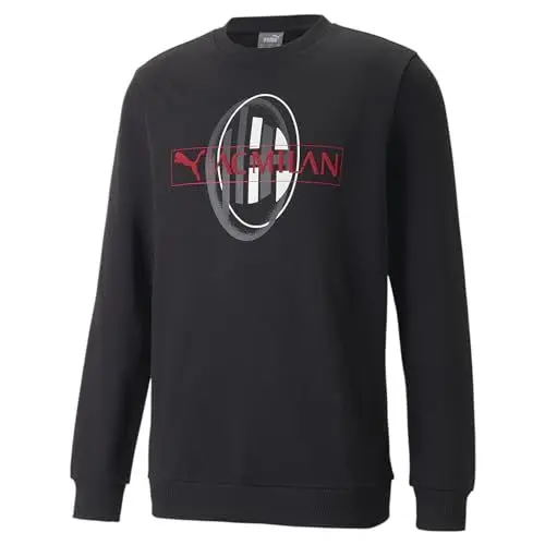 Produktbild: AC Milan 769333 FtblLegacy Crew Soccer T-Shirt Men's Black-Tango Red S