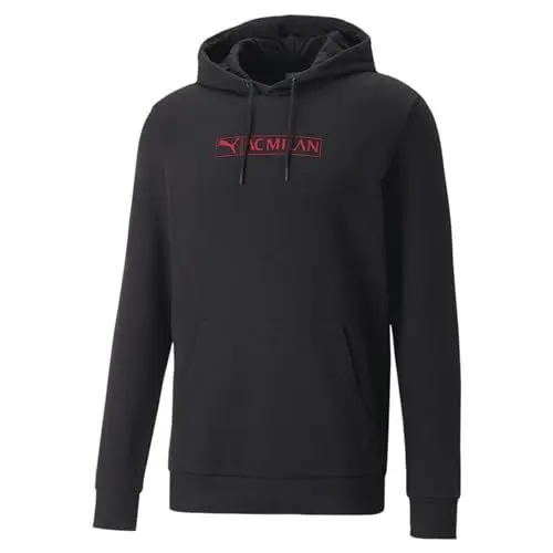 Produktbild: AC Milan 769334 FtblLegacy Hoody Sweatshirt Men's Black-Tango Red S