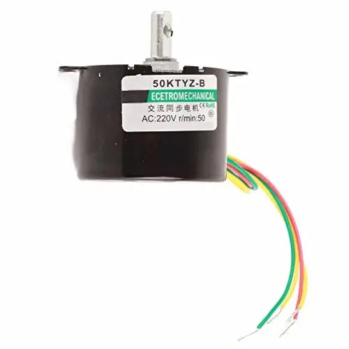 Produktbild: AC220V Miniatur-AC-Synchronmotor CW CCW Synchronmotor mit Großer Drehmomentkraft(50 U/min), Eigener Motor