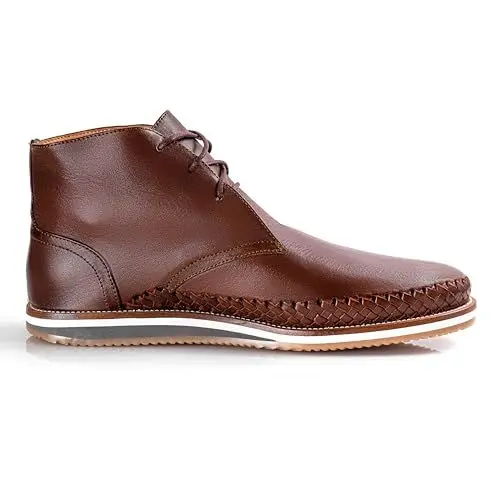 Produktbild: Acapulco Royale - Elegante mexikanische Lederschuhe für Herren | Handgefertigt aus hochwertigem ökologischem und nachhaltigem Leder | komfortable Passform | On the rocks & Brown 43