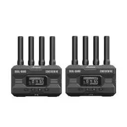 Produktbild: Accsoon CineView HE Drahtlos Video & Bildübertragungssystem Eingang und HDMI/UVC-Ausgang Dual Transfer 2, 4 GHz / 5 bis zu 350 m, iOS Android für Tik-Tok YouTube Live-Streaming (1xR 1xT)