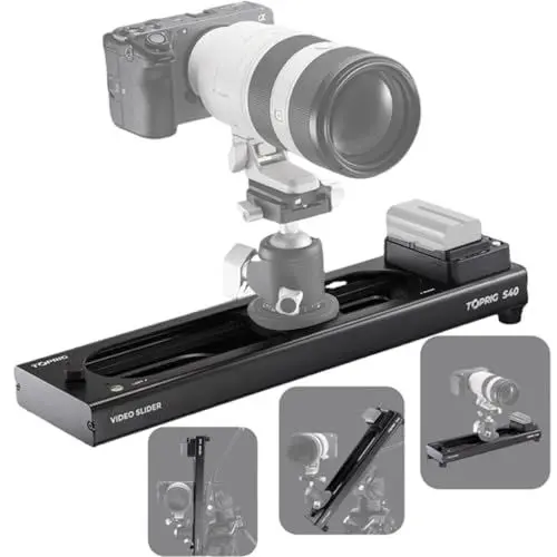 Produktbild: Accsoon TOPRIG-S40 Kamera Slider Motorisiert Videoschlitten, elektrischer Schlitten ist geeignet für Spiegelreflexkameras, Fotografie, Follow Focus und Zeitrafferaufnahmen