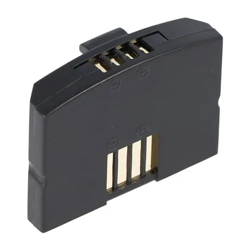 Produktbild: AccuCell Akku kompatibel mit Sennheiser BA300, 500898, IS 410, 3,7 Volt, 150mAh, Ersatzakku mit Schutzelektronik, schwarz