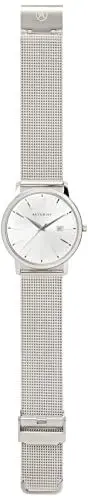 Produktbild: Accurist Unisex Datum klassisch Quarz Uhr mit Edelstahl Armband 7209.01