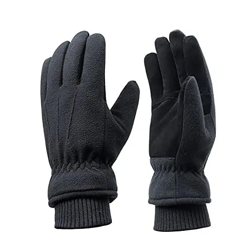 Produktbild: Acdyion Winter Herren Skihandschuhe Warm Futter aus Thinsulate Winterhandschuhe Outdoor Handschuhe für Skifahren Wandern Radfahren Snowboard