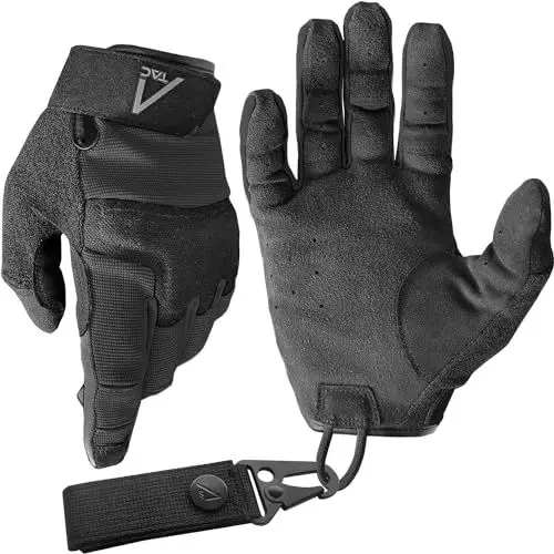 Produktbild: ACE Schakal Einsatz-Handschuh - Outdoor-Handschuhe Taktisch - Handschutz für Paintball und Schießsport - Schwarz - M