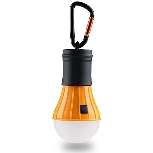 Produktbild: AceCamp LED-Zeltlampe mit Karabiner, Das Original, Orange, 1028-ace