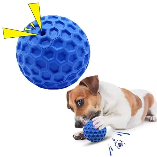 Produktbild: Acecy Hundespielzeug, Unzerstörbares Kauspielzeug für Hunde, Interaktives Welpenspielzeug Ball Quietschend Für Kleine Mittelgroße Große Hunde