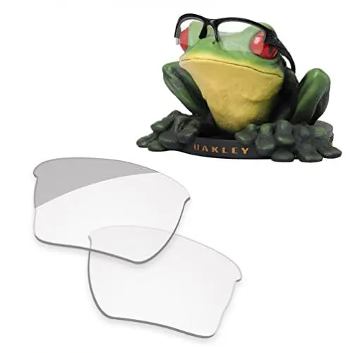 Produktbild: Acefrog Ersatzgläser für Oakley Quarter Jacket OO9200 Sonnenbrillen - HD Transparent