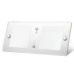 Produktbild: acegoo 12V LED Deckenleuchte Wohnmobil Dimmbar 6W 620LM 3000K/5500K 24V Panel Flach Lampe Acryl Mit Schalter Blau Licht für Boot Yacht Innenbeleuchtung Decke Küche Dinette Beleuchtung