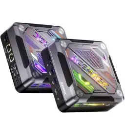 Produktbild: ACEMAGIC AM18 Mini Gaming PC, AMD Ryzen 7 8845HS (8C/16T, bis zu 5.1Ghz), AMD Zen4 Mini PC,32GB DDR5 (5600MHz) 1TB (PCIe4.0) NVME SSD Mini Computer with WiFi6 | 2.5G LAN| 8K UHD | Win11 | Type-C