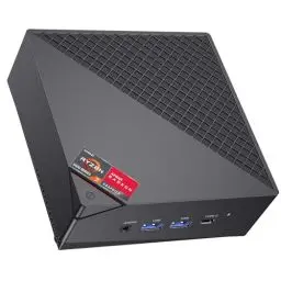 Produktbild: ACEMAGICIAN AM06 Pro Mini PC, AMD Ryzen 7 5700U (8C/16T, bis zu 4.3Ghz),16GB DDR4 512GB M.2 SSD Mini Computer mit W11 Home | 4K Triple Display | Type-C | Dual Ethernet | WiFi 6 | BT5.2