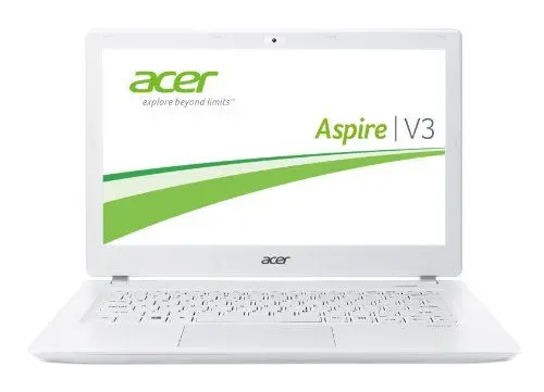 Produktbild: Acer Aspire V 13 (V3-371-39G1) 33,78 cm (13,3 Zoll HD) Laptop (Intel Core i3-5005U, 4GB RAM, 500GB SSHD, Intel HD Graphics 5500, Win 10 Home) weiß