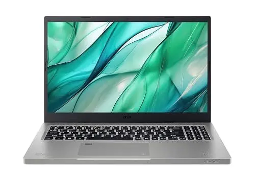 Produktbild: Acer Aspire Vero (AV15-52-52L3) Green Laptop | 15, 6 FHD Display | Intel Core i5-1235U | 16 GB RAM | 512 GB SSD | Intel Iris Xe Graphics | Windows 11 | QWERTZ Tastatur | schwarz