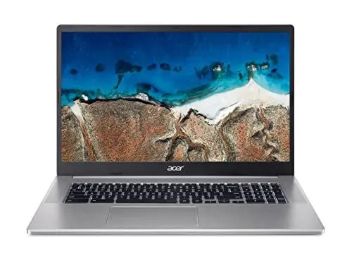 Produktbild: Acer Chromebook 317 (CB317-1H-P89P) Laptop | 17, 3 Full HD Display | Intel Pentium N6000 | 4 GB RAM | 128 GB eMMC | Intel UHD Graphics | Google ChromeOS | silber | Minecraft kostenlos