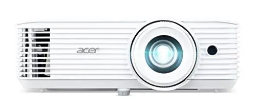 Produktbild: Acer H6546Ki DLP Beamer (1080p Full HD (1.920 x 1.080 Pixel) 5.200 ANSI Lumen, 10.000:1 Kontrast, 3D, Keystone, 1x 3 Watt Lautsprecher, 2xHDMI 1.4a (HDCP), Audio Anschluss) weiß, Home Cinema