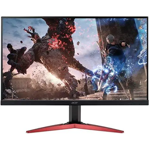 Produktbild: Acer Nitro VG270 Gaming Monitor 27 Zoll (69 cm Bildschirm) Full HD, 75Hz HDMI, 60Hz VGA, 1ms (VRB), 2xHDMI 1.4, VGA, HDMI FreeSync, Schwarz/rot