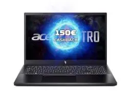 Produktbild: Acer Nitro V 15 (ANV15-51-560K) Gaming Laptop | 15.6 Inch FHD 144Hz Display | Intel Core i5-13420H | 16 GB RAM | 512 GB SSD | NVIDIA GeForce RTX 4050 | Windows 11 | QWERTZ Keyboard | Black