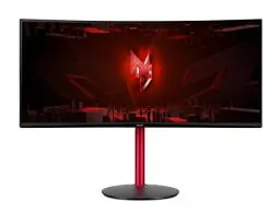 Produktbild: Acer Nitro XZ342CUP Gaming Monitor 34 Zoll (86cm Bildschirm) QHD, 165Hz DP, 100Hz HDMI, 1ms (VRB), 2xHDMI 2.0, DP 1.4, Curved, höhenverstellbar, DP/HDMI FreeSync Premium