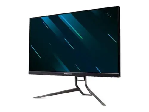 Produktbild: Acer Predator XB323QKNV Gaming Monitor 31,5 Zoll (80 cm Bildschirm) 4K (UHD),144Hz, 1ms (G2G), 2xHDMI 2.1, DP 1.4, höhenverstellbar, G-sync Compatible, DP AdaptiveSync, HDMI VRR, Schwarz