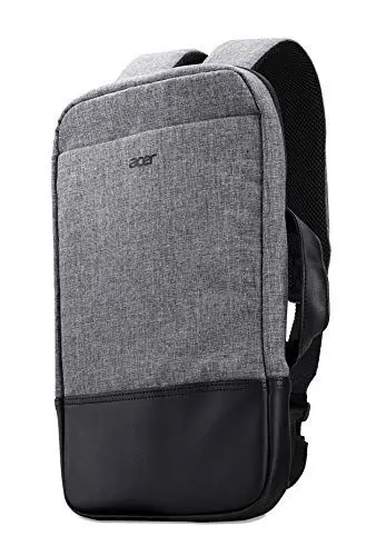 Produktbild: Acer Travel Backpack / Rucksack (geeignet für bis zu 14 Zoll, separate Taschen, seitlicher Tragegurt, wasserabweisend, perfekt für unterwegs) grau/schwarz