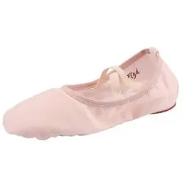 Produktbild: Acfoda Ballettschuhe Gymnastikschuhe Ballettschläppchen Mädchen Ballerinas Tanzschuhe Kinder Schläppchen, Beige, Größe 26
