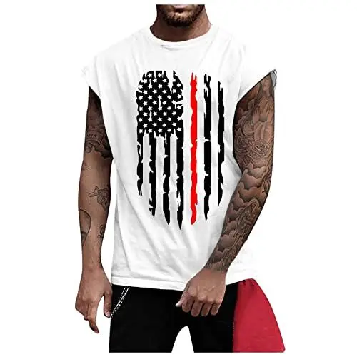 Produktbild: Achselshirt Herren Tank Top Herren Muskelshirt Unterhemd Männer Weiß Tank Top Herren Freizeit Unterhemd Schwarz Tanktop Herren Weiß Tanktops Tank Top Herren Sport Tank Tops Weiß 4XL