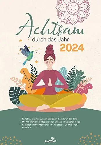 Produktbild: ACHTSAMKEIT Kalender 2024: Achtsam durch das Jahr