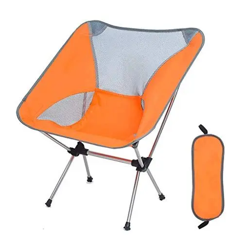 Produktbild: ACiyD Klappbarer Campingstuhl, Leichter tragbarer Rucksackstuhl für den Außenbereich, hohe Kapazität mit Tragetasche, atmungsaktiv und bequem (Farbe: A) (3er-Pack) (3er-Pack)