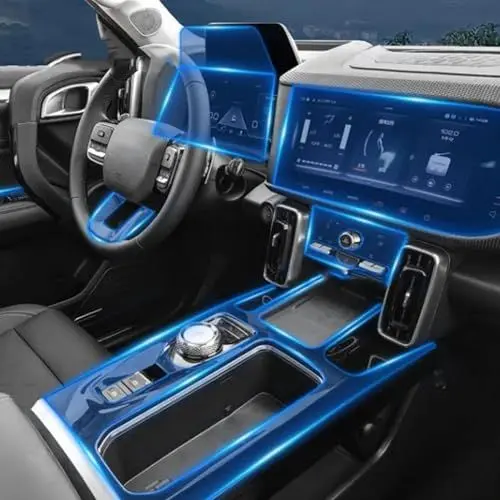 Produktbild: ACKNVHRO Transparente TPU-Schutzfolie für die Mittelkonsole des Autoinnenraums, für Haval DARGO (2020-2022)