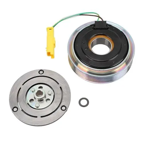 Produktbild: AC-Kupplungsplatte, AC-Kompressorkupplung 6453QJ Klimaanlage Kompressor Kupplungsplatte Spule Reparatursatz Ersatz für 1007 207 208 307 308 508