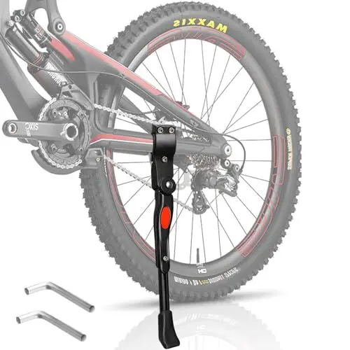 Produktbild: Acooruiteng Fahrradständer Mountainbike Höhenverstellbarer Fahrrad Ständer Stabil Fahrradständer 22-27.5 Zoll Bike Kickstand Seitenständer für Mountainbike Trekkingrad Cityrad Pendlerfahrräder
