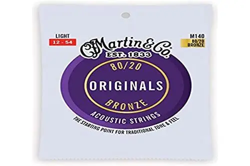 Produktbild: MARTIN Acoustic Bronze Originals, 80/20 Bronze, Light 12-54 (M140)