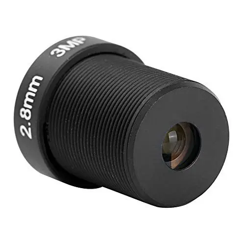 Produktbild: Acouto Weitwinkel-Kameraobjektiv, Einfaches CCTV-Objektiv, Hohe Präzision, 2,8 Mm Brennweite, Einfach zu Verwendendes Festbrennweitenobjektiv, Weitwinkel-Kameraobjektiv,
