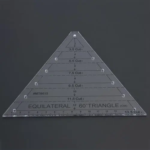 Produktbild: Acryl-Lineal, Kunststoff-Lineal, Acryl, Hohe Transparenz, Originalmaßstab, Schneider-Lineal Zum Quilten