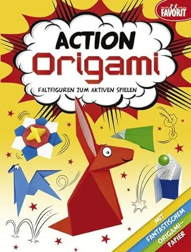 Produktbild: Action Origami - Faltfiguren zum aktiven Spielen: mit 24 Blatt farbigem Origami-Papier