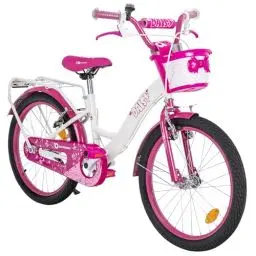Produktbild: Actionbikes Kinderfahrrad Daisy 20 Zoll | Kinder Fahrrad für Mädchen - Ab 6-9 Jahren - V-Brake Bremse - Kettenschutz - Luftbereifung - Fahrräder - Laufrad - Kinderrad (Daisy 20 Zoll)
