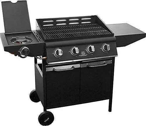 Produktbild: ACTIVA Gasgrill Dakota I Premium Gas Grill inkl. 5 Brenner mit je 3,2 kW, Thermometer & verchromtem Rost I Kleiner Gasgrill für ein gelungenes Barbecue