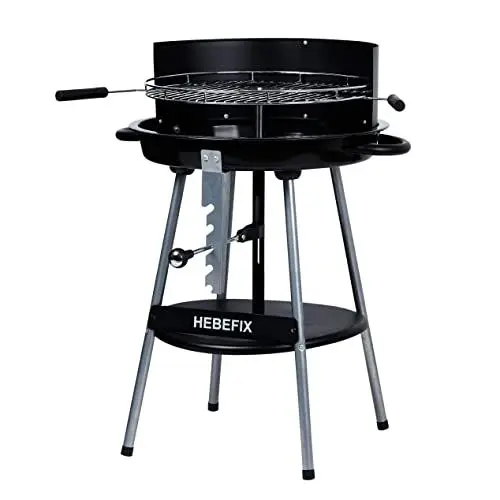 Produktbild: ACTIVA Holzkohlegrill Hebefix I Premium Holzkohle Grill mit einzigartiger Höhenverstellung I Innovativer Kohlegrill für kontrolliertes Grillen