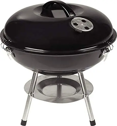 Produktbild: ACTIVA Kugelgrill Teneriffa | Premium Camping Grill mit einstellbarer Luftzufuhr, hochwertigem Grillrost & Deckel | Holzkohle Grill für ein gelungenes Barbecue