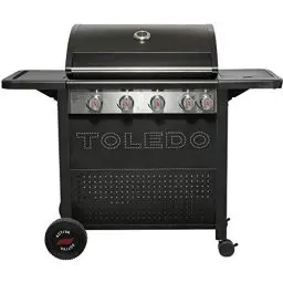 Produktbild: Activa Gasgrillwagen Toledo 500 Gasgrill, schwarz, 127 x 48 x 108 cm
