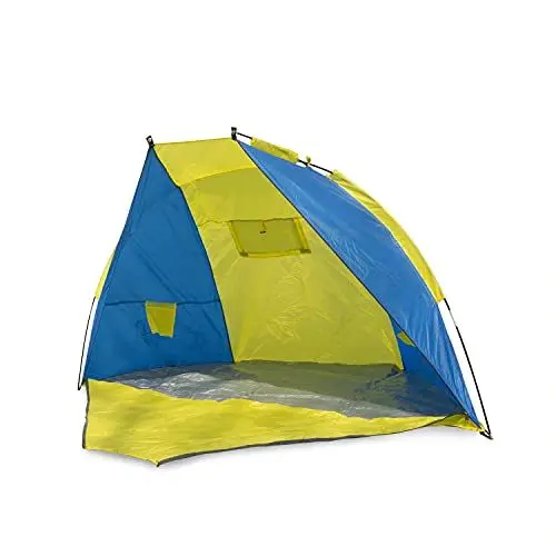 Produktbild: Activa Luxury Garden Strandzelt UPF 50+ UV Schutz Pop Up Strandmuschel Sonnenschutz Sonnenschirm Zelt Baby Kinder Strandzelt Sonnenzelt Beach Zelt Windschutz